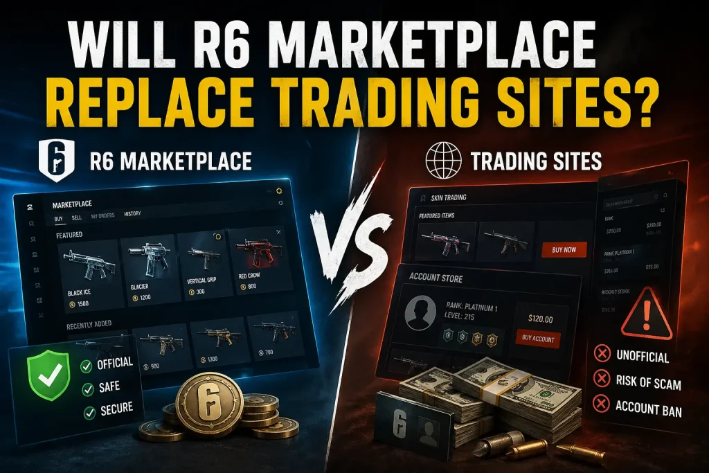 Will R6 Marketplace replace trading sites?